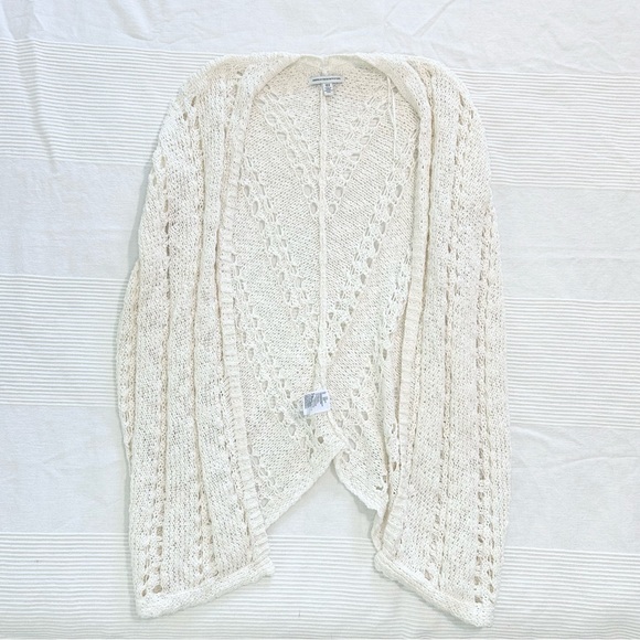 American Eagle Boho Oversized Sleeveless Crochet Cardigan - Picture 3 of 14